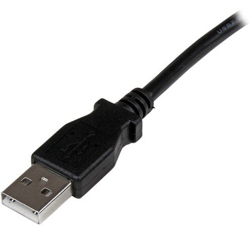 2m USB 2.0 A to Right Angle B Cable M/M