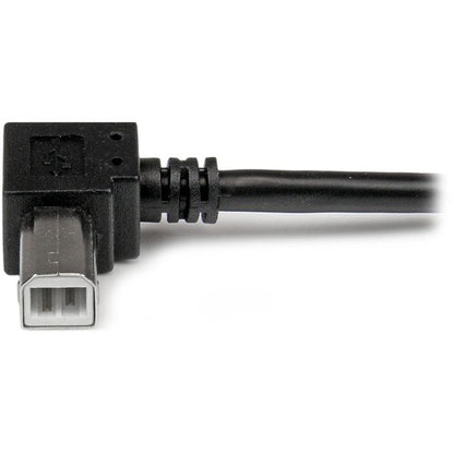 2m USB 2.0 A to Right Angle B Cable M/M