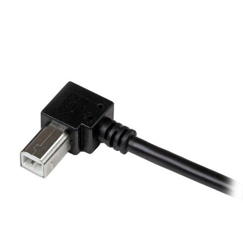 2m USB 2.0 A to Right Angle B Cable M/M