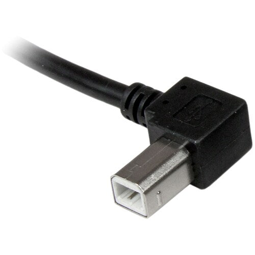 1m USB 2.0 A to Left Angle B Cable M/M