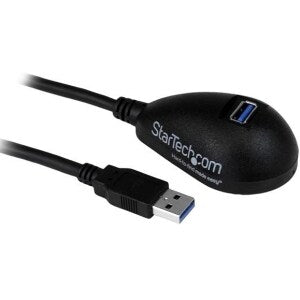 5ft Black USB 3 Desktop Extension Cable