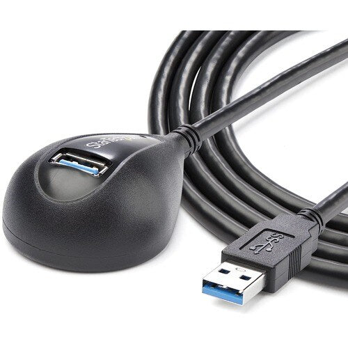 5ft Black USB 3 Desktop Extension Cable