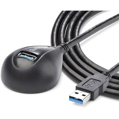 5ft Black USB 3 Desktop Extension Cable