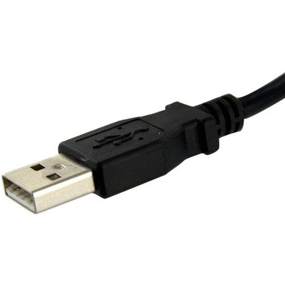 2 ft Panel Mount USB Cable A to A - F/M