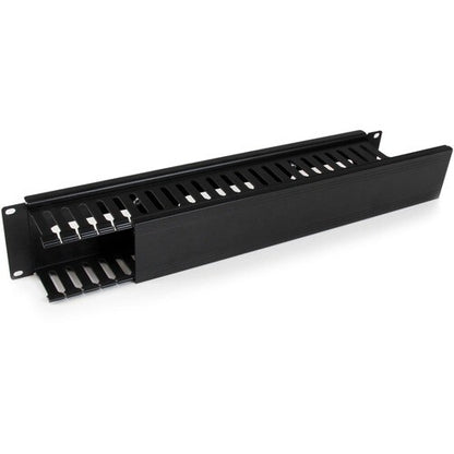 2U Finger Duct Cable Manager w/ Cover