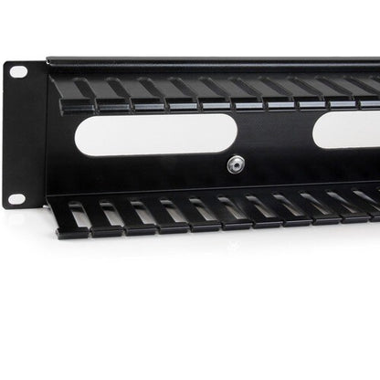 2U Finger Duct Cable Manager w/ Cover