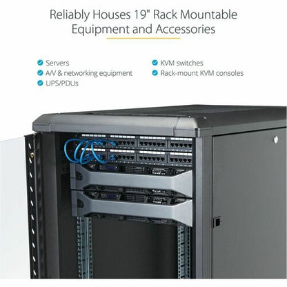 22U 36IN KNOCK-DOWN SERVER RACK CABINET