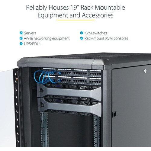 25U 36IN KNOCK-DOWN SERVER RACK CABINET