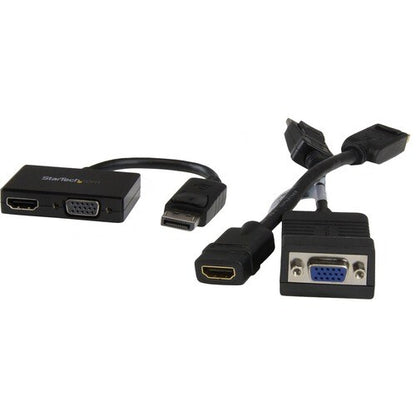 Travel A/V adapter: DP to VGA / HDMI