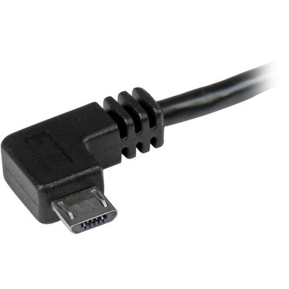 2m 6 ft Right Angle Micro-USB Cable