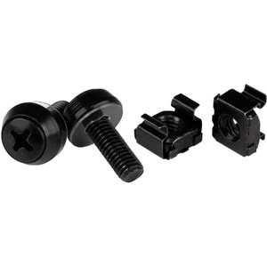 M6 SCREWS CAGE NUTS - 50 PACK BLACK
