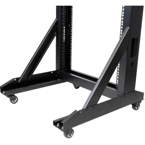 2-Post Server Rack with Casters - 42U