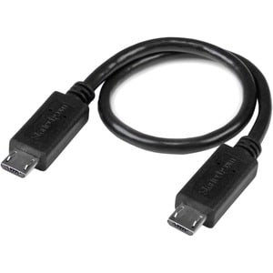 8in Micro USB to Micro USB OTG Cable M/M