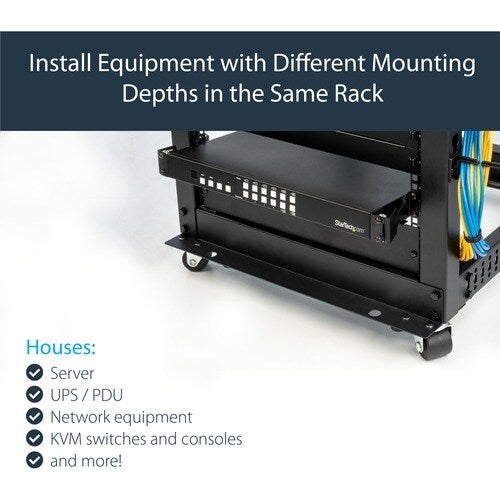 RAIL DEPTH ADAPTER FOR RACKS - 4 IN - 1U