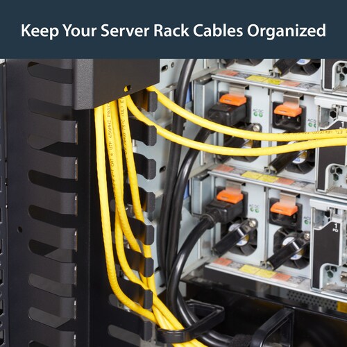 6FT VERTICAL FINGER DUCT CABLE ORGANIZER