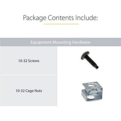 HEAVY DUTY 2-POST SERVER RACK - 12U