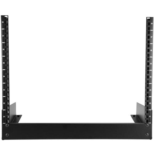 8U DESKTOP RACK - 2-POST OPEN FRAME RACK