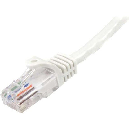 0.5m White Snagless Cat5e Patch Cable