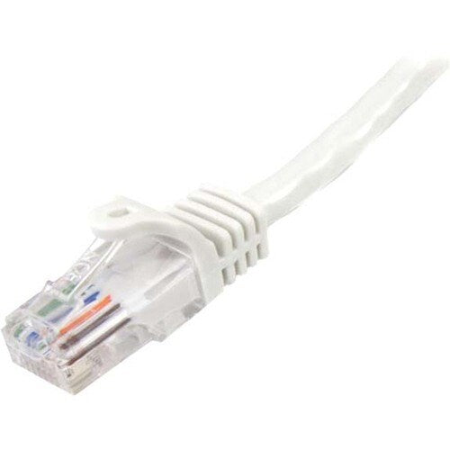 0.5m White Snagless Cat5e Patch Cable