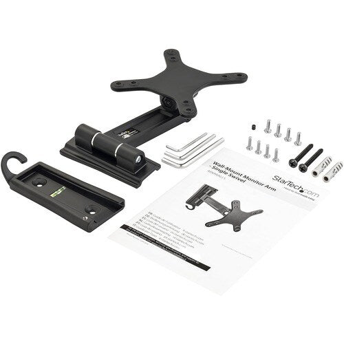 Wall-Mount Monitor Arm - Single Swivel