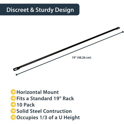 Horizontal Cable Lacing Bars