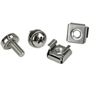 M5 Rack Screws and M5 Nuts - 20 Pack