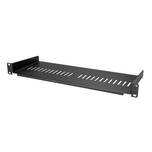 Vented 1U Rack Shelf - 7in Deep