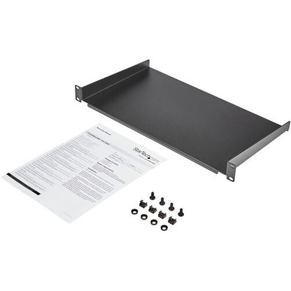 1U Rack Shelf - 10in Deep