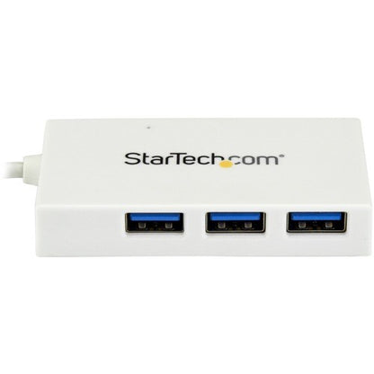 4 PORT USB C HUB - 1X USB C 3X USB A