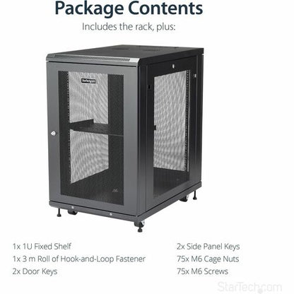 Server Rack Cabinet - 31in Deep - 18U