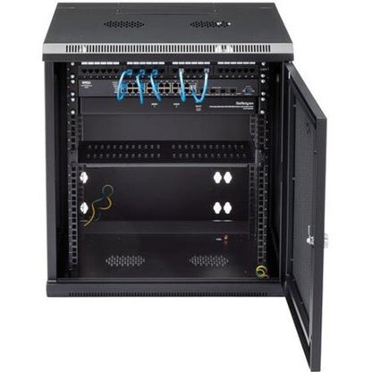 12U Wall Mount Rack Cabinet with Hinge