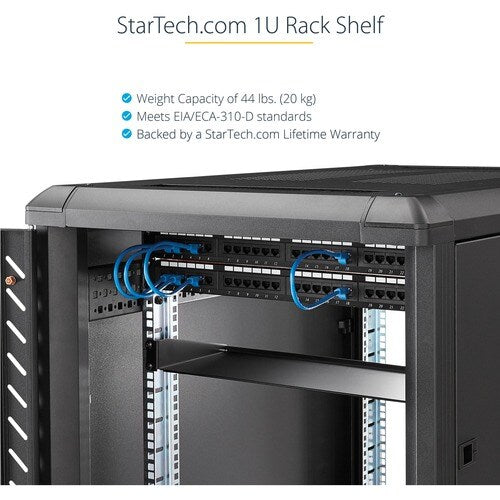 Shelf - Rack Mount Tray - 1U - 16in Deep