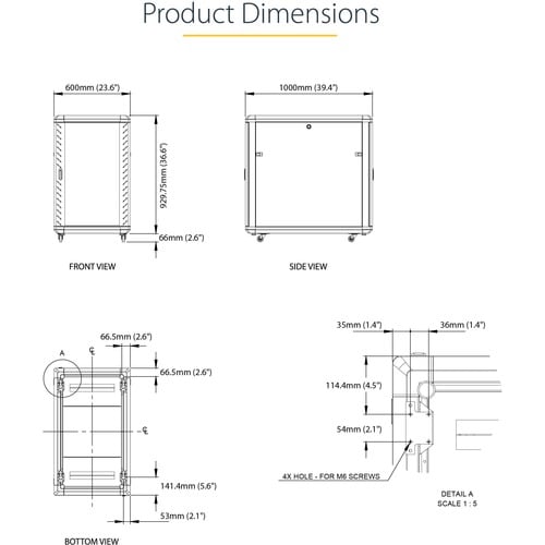 Rack - Server Cabinet - 18U - Lockable