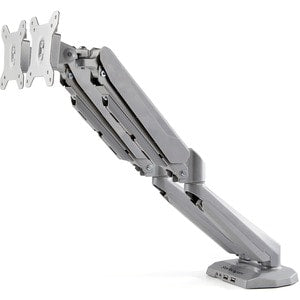 Desk Mount Dual Monitor Arm w/ USB/Audio