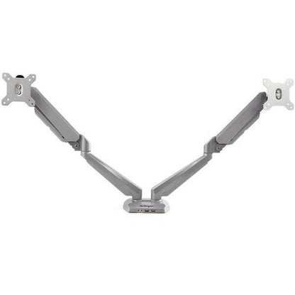 Desk Mount Dual Monitor Arm w/ USB/Audio
