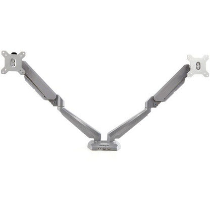 Desk Mount Dual Monitor Arm w/ USB/Audio