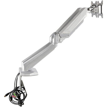 Desk Mount Dual Monitor Arm w/ USB/Audio