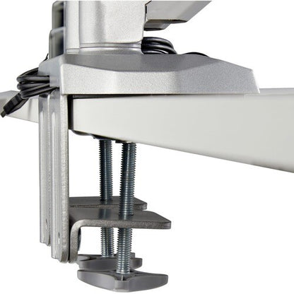 Desk Mount Dual Monitor Arm w/ USB/Audio