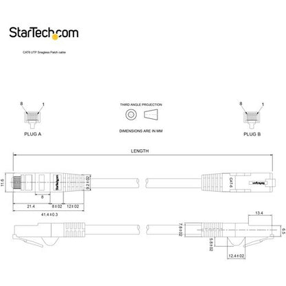 3m LSZH CAT6 Ethernet Cable 10GbE, Blue