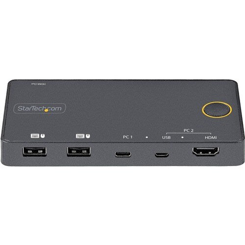 2 Port USB-A + HDMI/USB-C KVM Switch 4K
