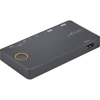 2 Port USB-A + HDMI/USB-C KVM Switch 4K