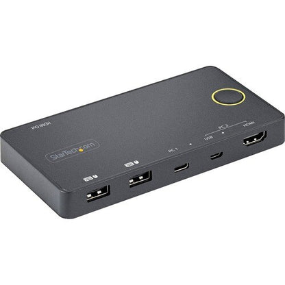 2 Port USB-A + HDMI/USB-C KVM Switch 4K