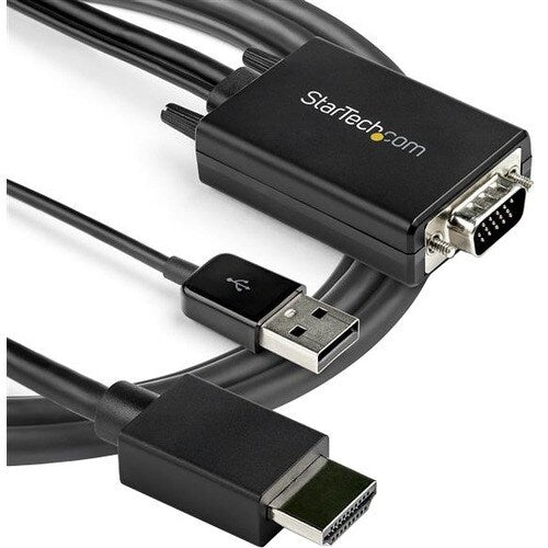 2m VGA to HDMI Converter Cable Adapter