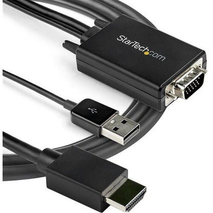 2m VGA to HDMI Converter Cable Adapter
