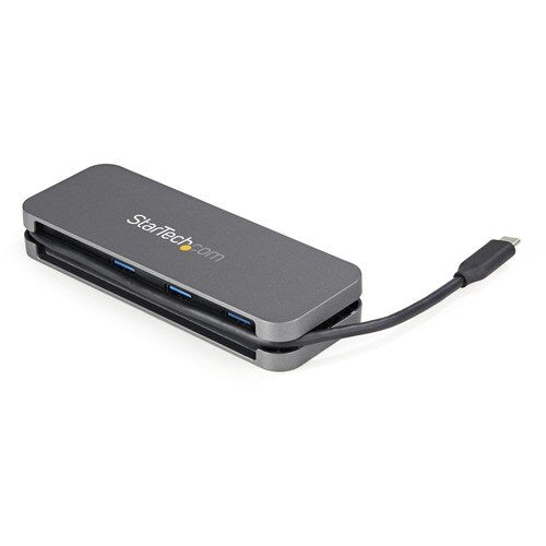 4 Port USB C Hub 5Gbps 3A/1C- 11in Cable