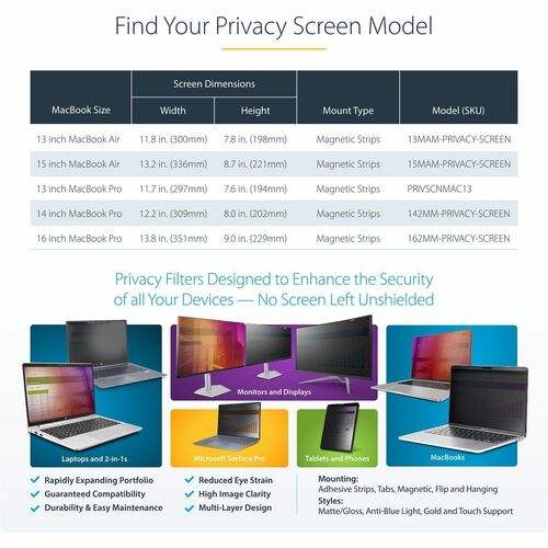 15in MacBook Air Laptop Privacy Screen