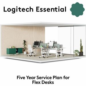 Logitech Essential for Flex Desks Five Y