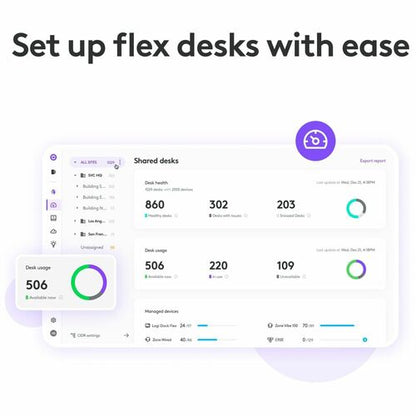 Logitech Essential for Flex Desks Five Y