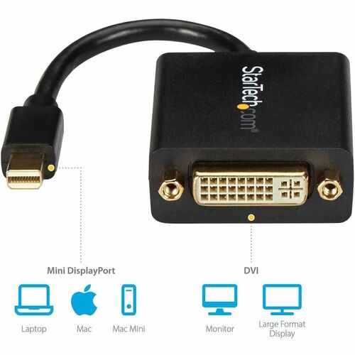 Mini DisplayPort to DVI Video Adapter