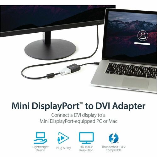 Mini DisplayPort to DVI Video Adapter